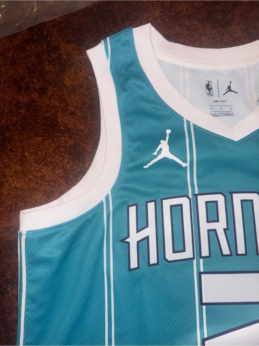 Lamelo ball Jordan Teal & White Ball #2 Retro Basketball Jersey